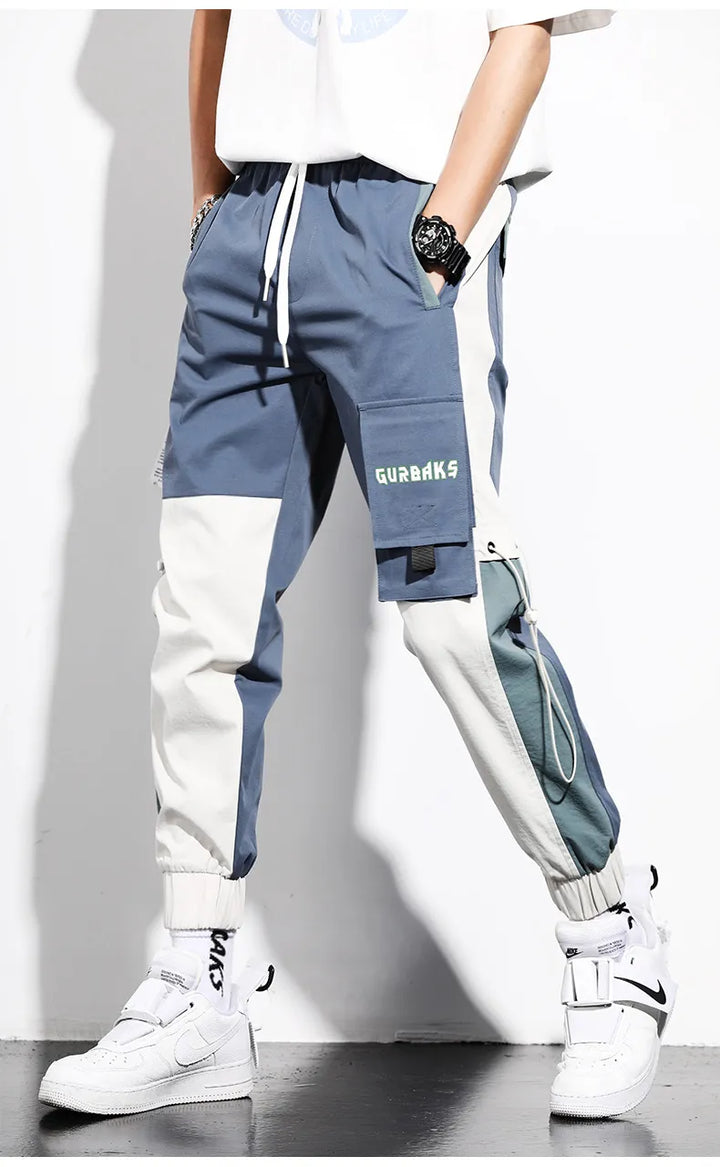 Pantalon cargo bicolore pour hommes - Heiko