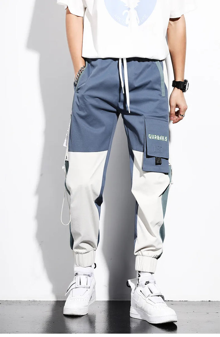 Pantalon cargo bicolore pour hommes - Heiko