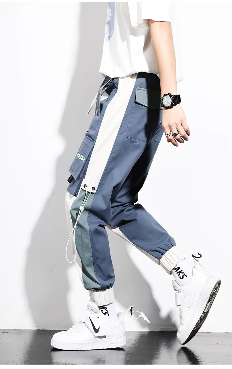 Pantalon cargo bicolore pour hommes - Heiko