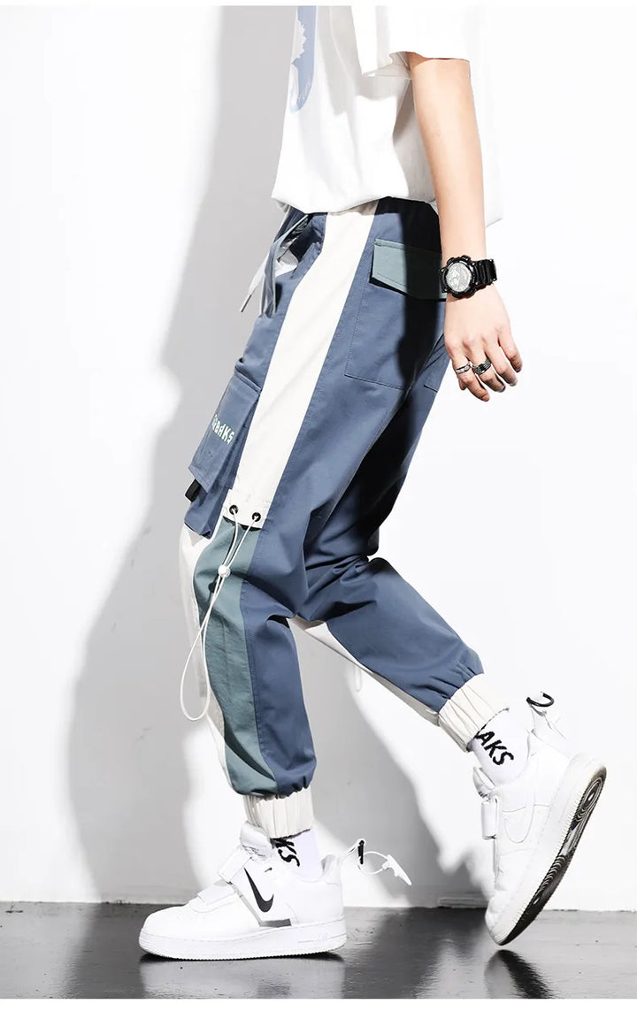 Pantalon cargo bicolore pour hommes - Heiko