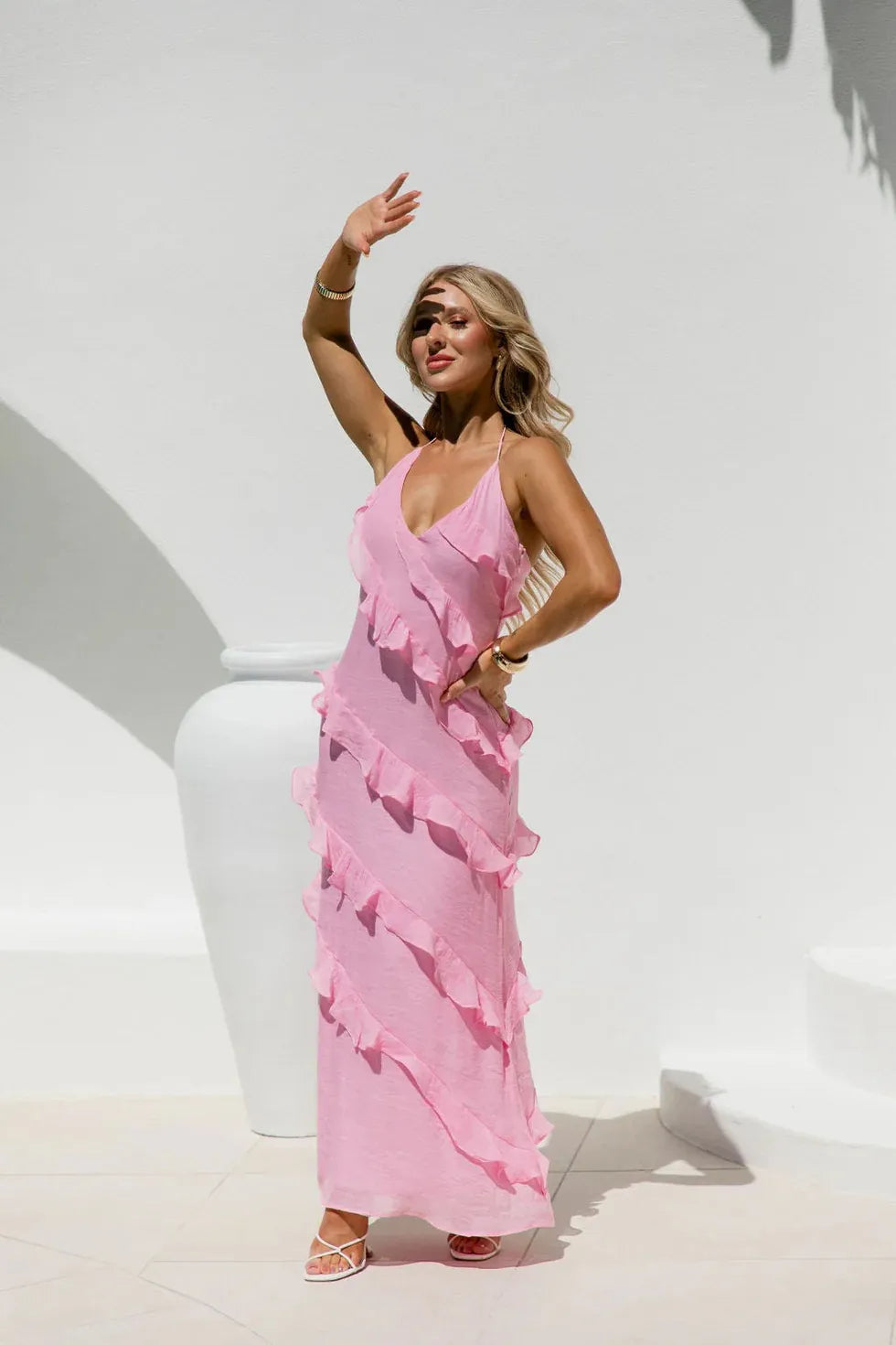 Ayla - Robe longue dos nu à la coupe élégante