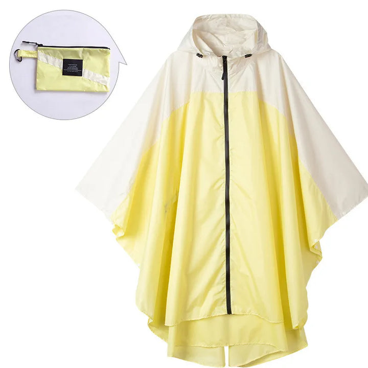Poncho imperméable unisexe portable avec capuche