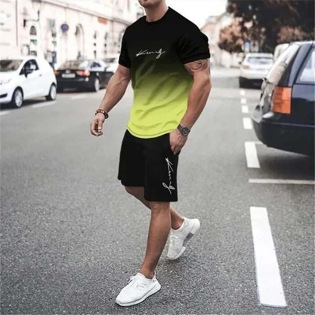 Ensemble sportif pour hommes dans un style urbain moderne en tissu respirant - Mauro
