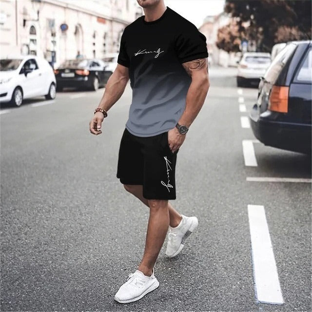 Ensemble sportif pour hommes dans un style urbain moderne en tissu respirant - Mauro