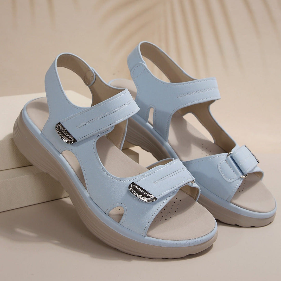 Sandales à plateforme pour femmes, design ergonomique, style décontracté - Laura