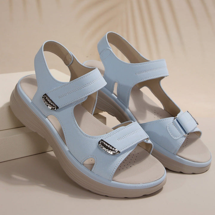 Sandales à plateforme pour femmes, design ergonomique, style décontracté - Laura