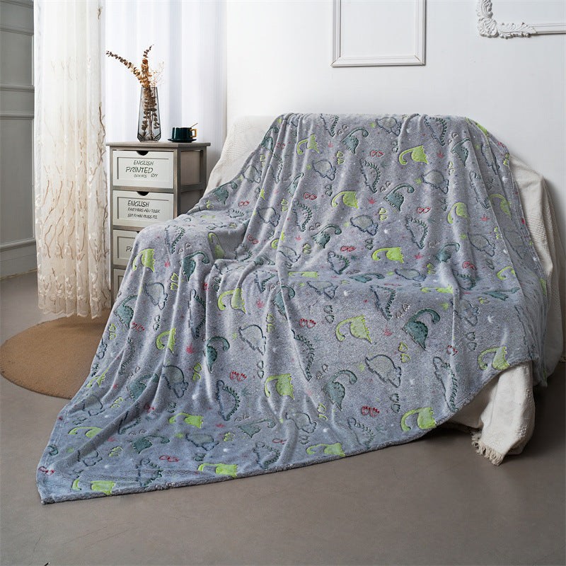 Couverture pour enfants en flanelle Dinosaures