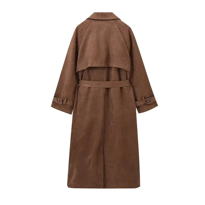 Manteau long vintage de style automnal - Kloe
