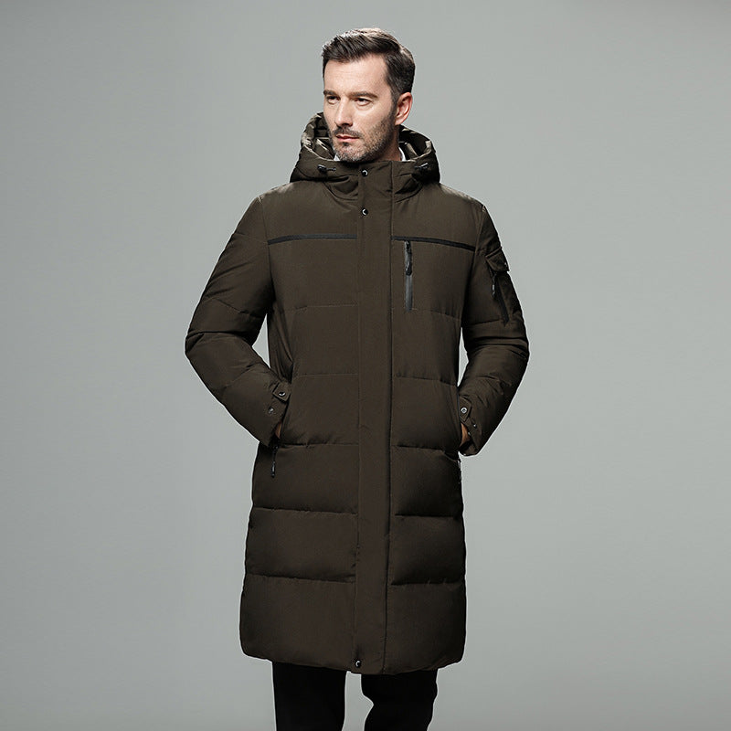 Manteau matelassé pour hommes avec capuche amovible - Markus