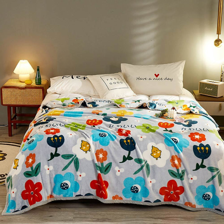 Couverture en flanelle d'automne