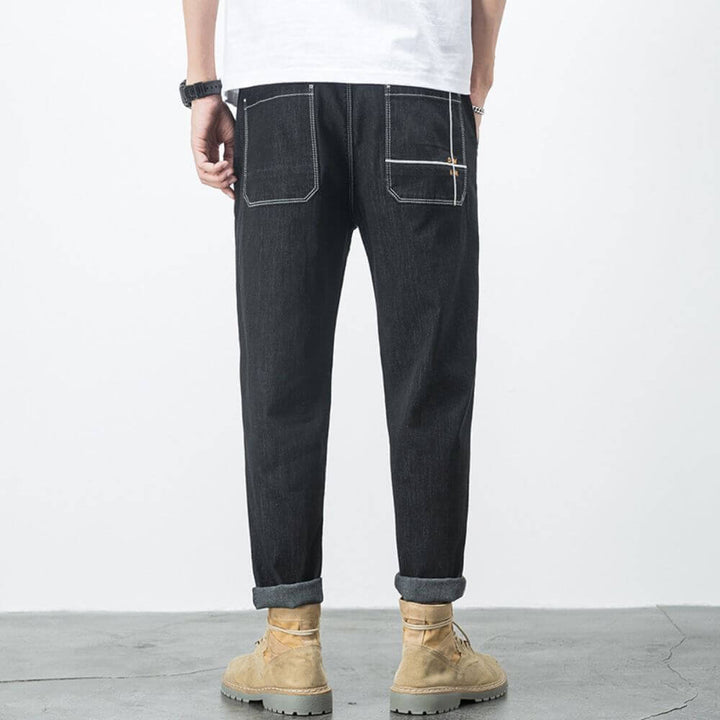 Pantalon droit en denim pour hommes - Leonidas