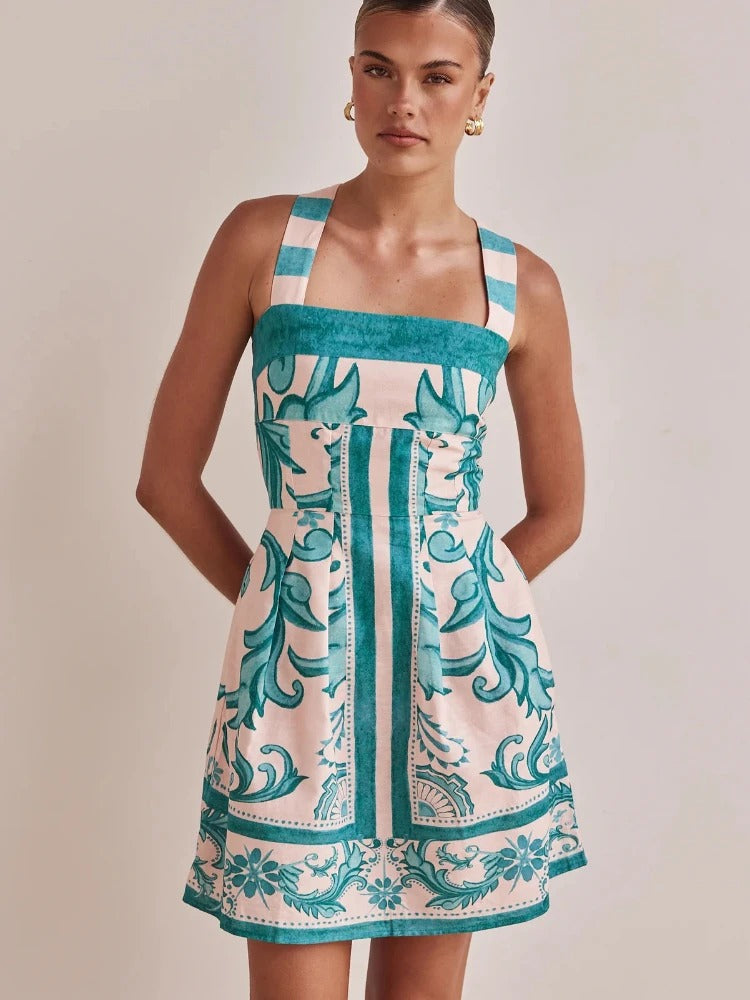 Samira - Robe d'été imprimée pour femmes
