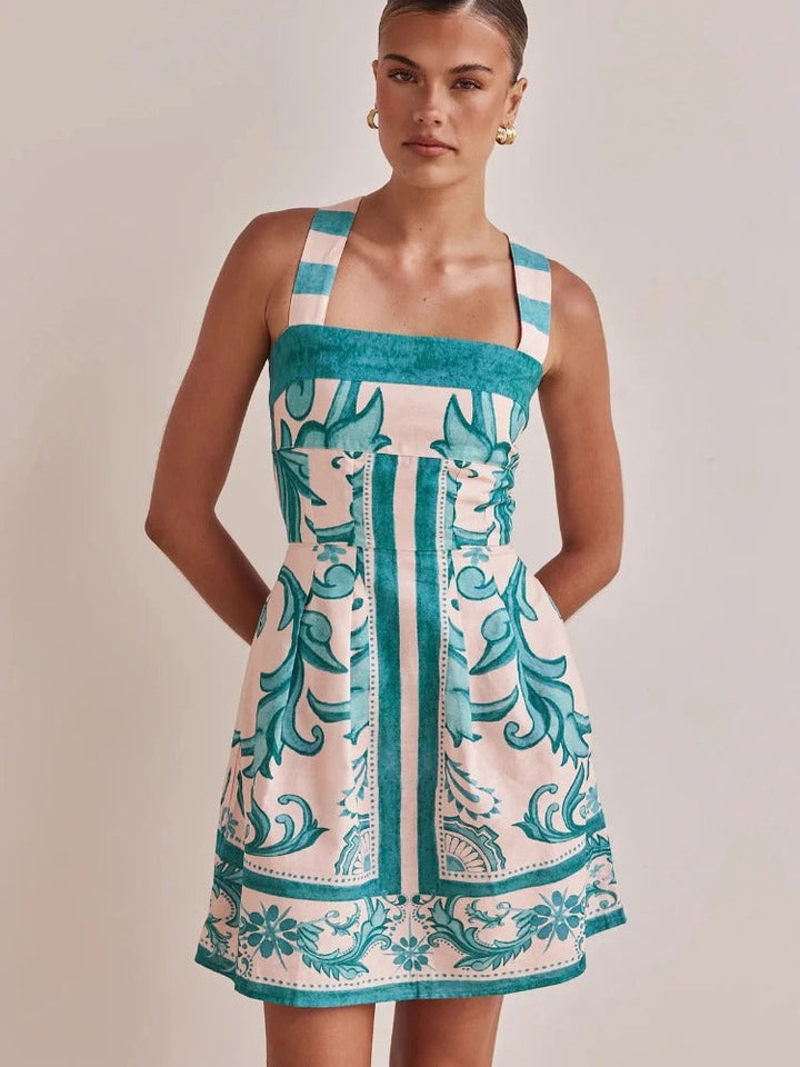 Samira - Robe d'été imprimée pour femmes
