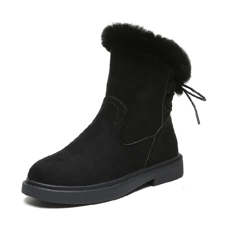 Bottines chaudes en daim pour femmes - Marivelle