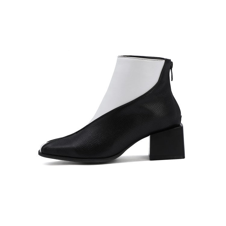 Bottines élégantes à imprimé pour femmes - Avril