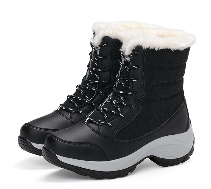 Bottes de neige imperméables pour femmes avec doublure chaude - Elara