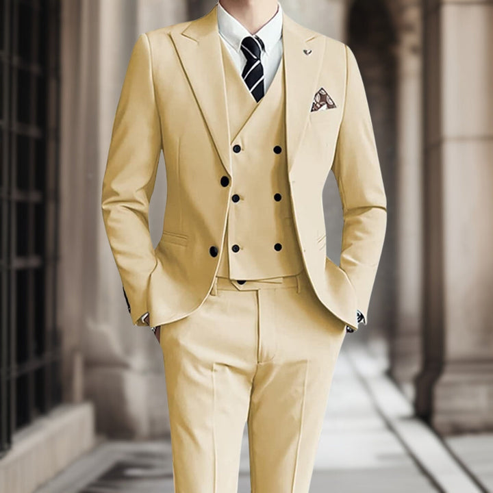Paolo - Costume de mariage élégant ensemble 3 pièces