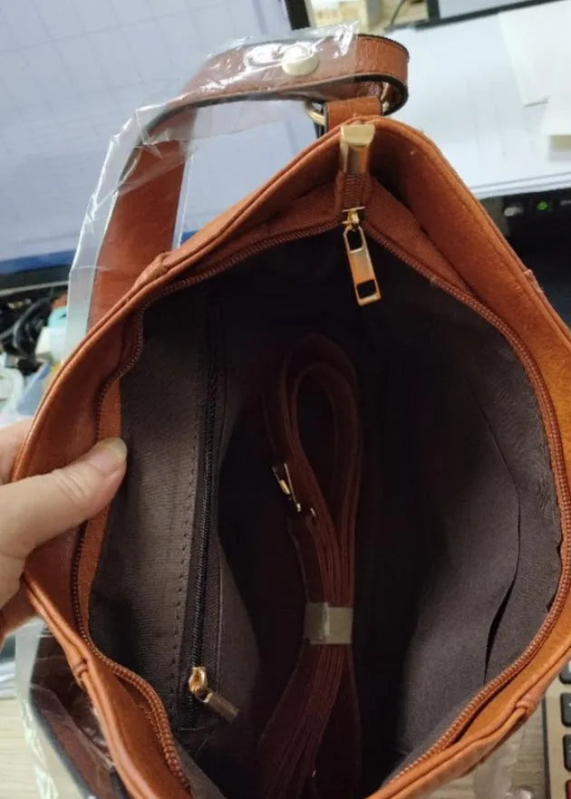 Gesina - Sac en cuir vintage élégant