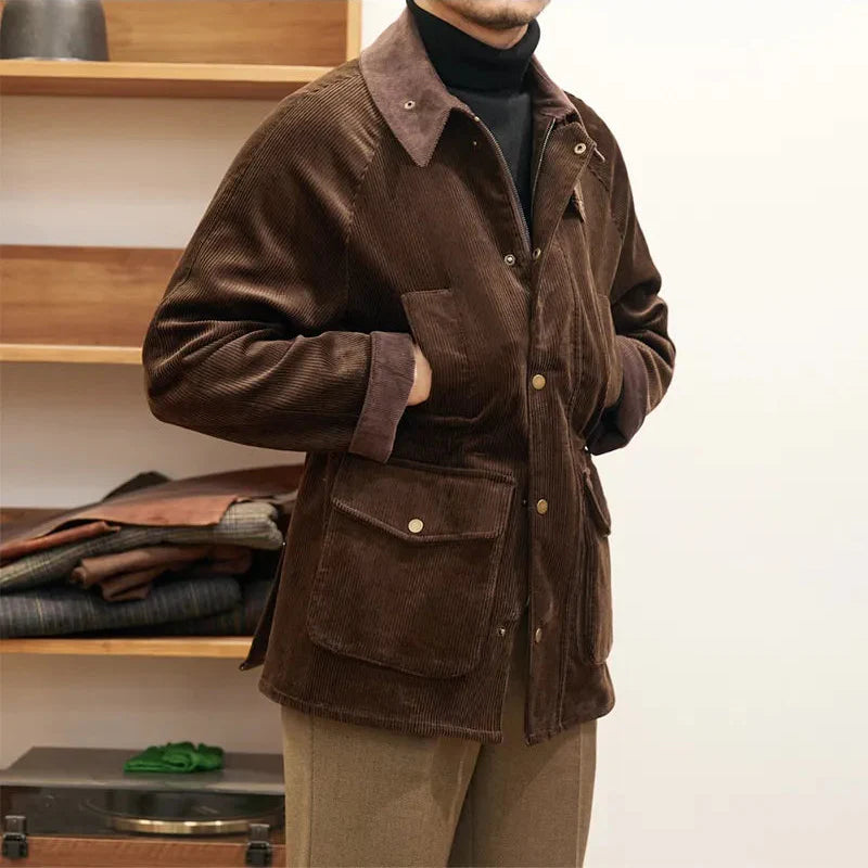 Veste luxueuse en velours côtelé pour hommes - Robinson