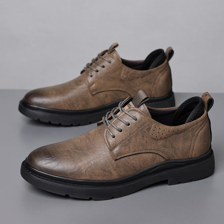 Chaussures casual pour homme en cuir synthétique à semelle robuste - Tomás