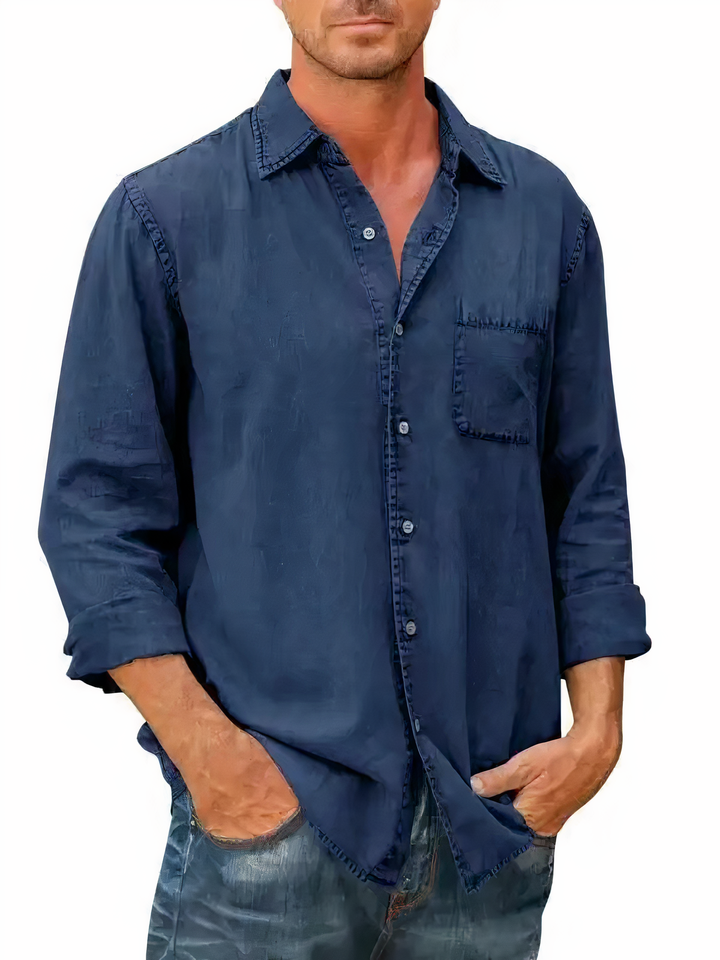 MATEO - Chemise en denim à manches longues