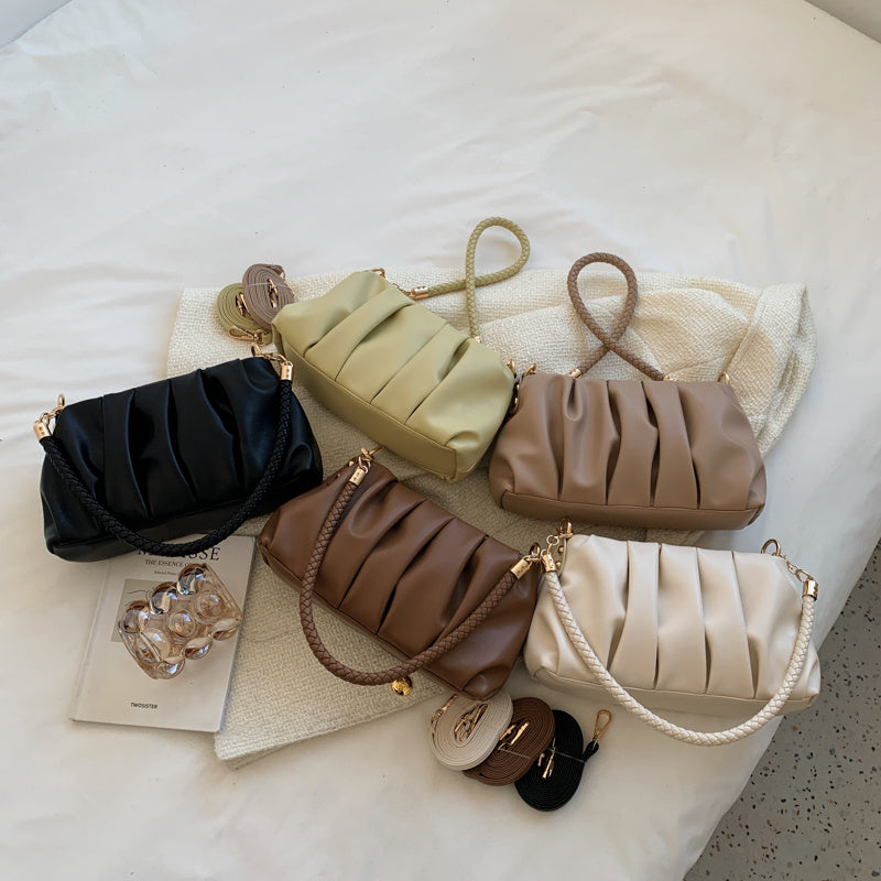 Sac à bandoulière souple avec plis - Evelina