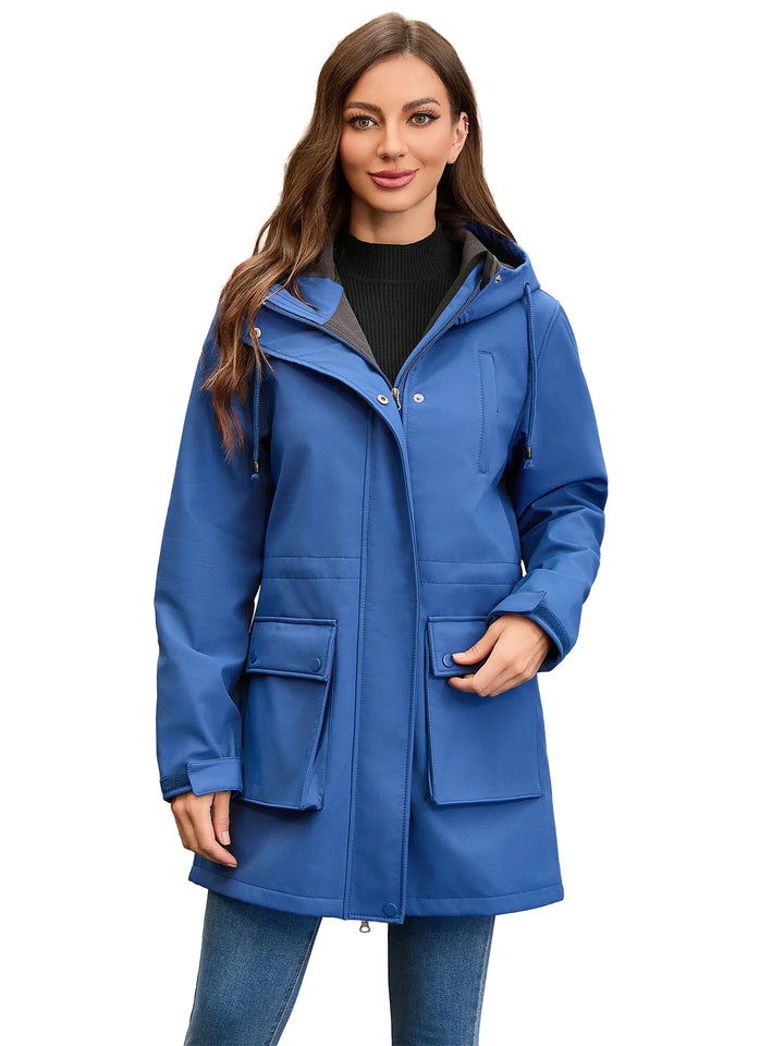 Veste softshell imperméable avec capuche pour femme - Elina
