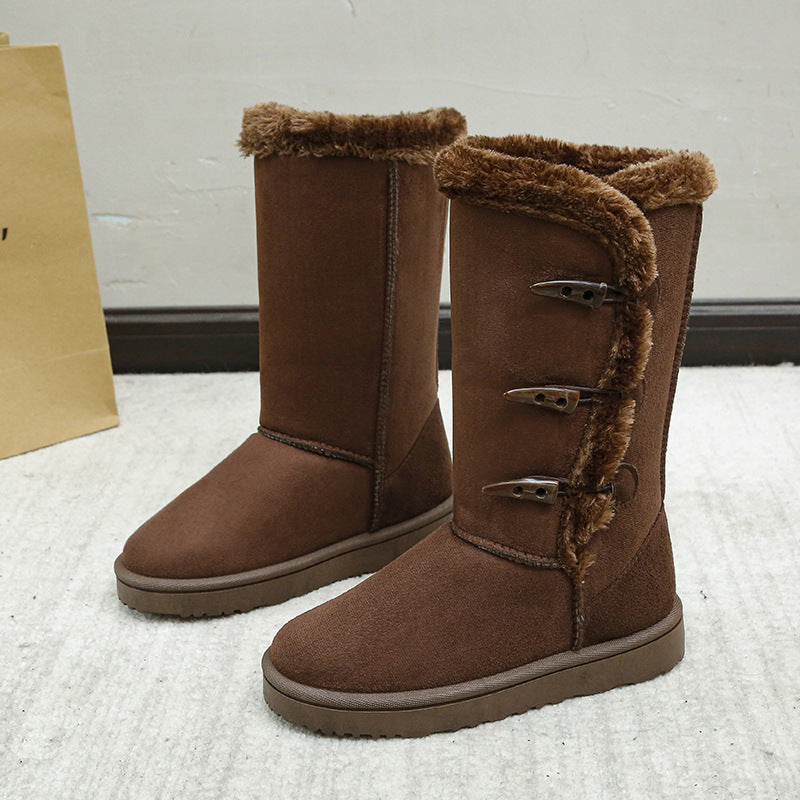 Bottes d'hiver hautes pour femmes avec doublure - Jammy