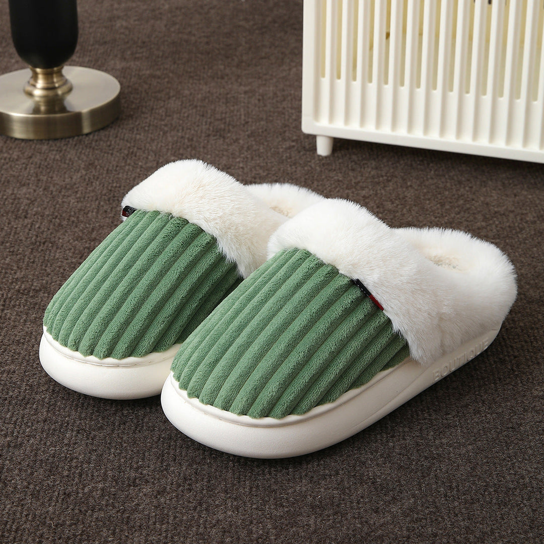 Chaussons effet velours pour femme - Solmere