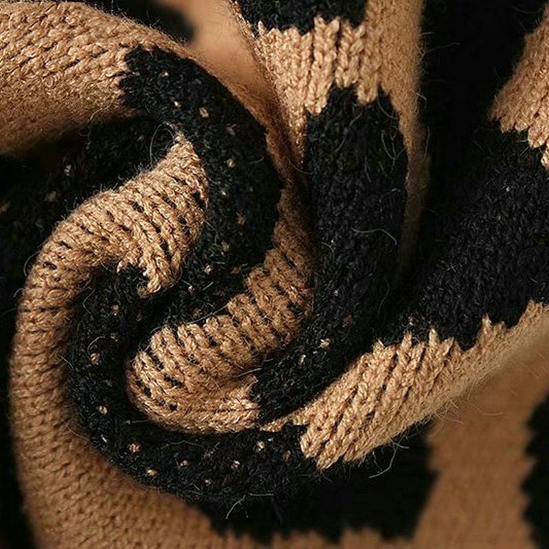 Pull femme à effet imprimé animal - Arlisse