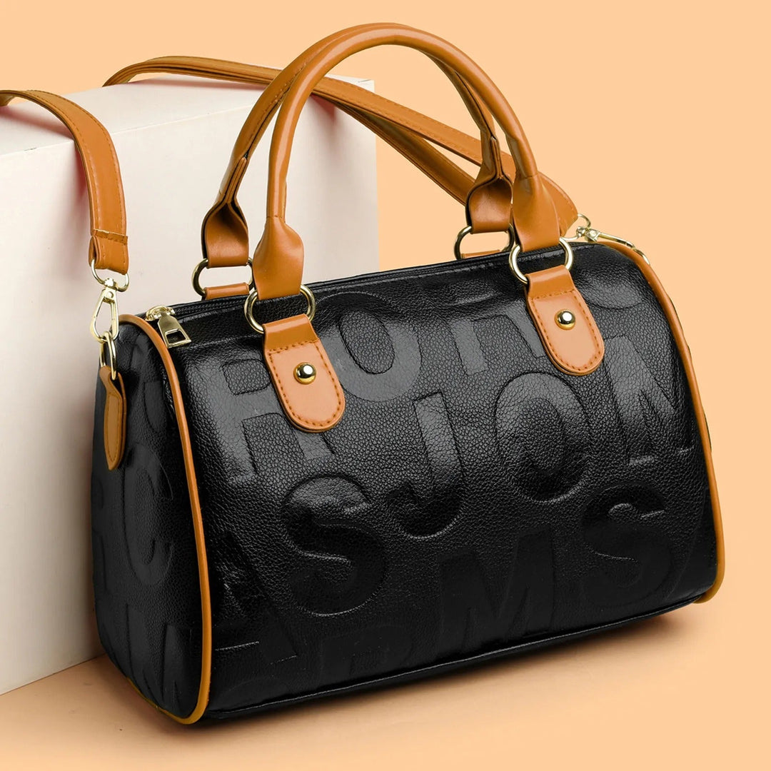 Sac à main femme en cuir synthétique gaufré - Yanelis