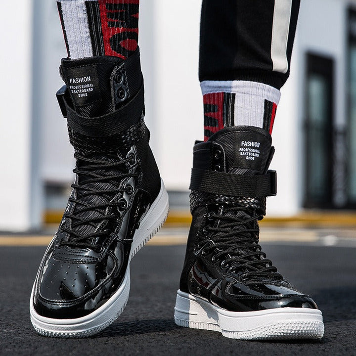 Bottes hautes en toile renforcée pour hommes - Esteban