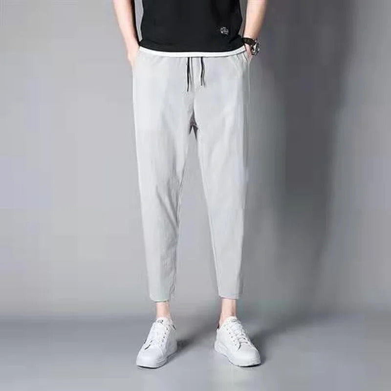 Pantalon court pour homme en tissu léger à coupe décontractée - Mateo