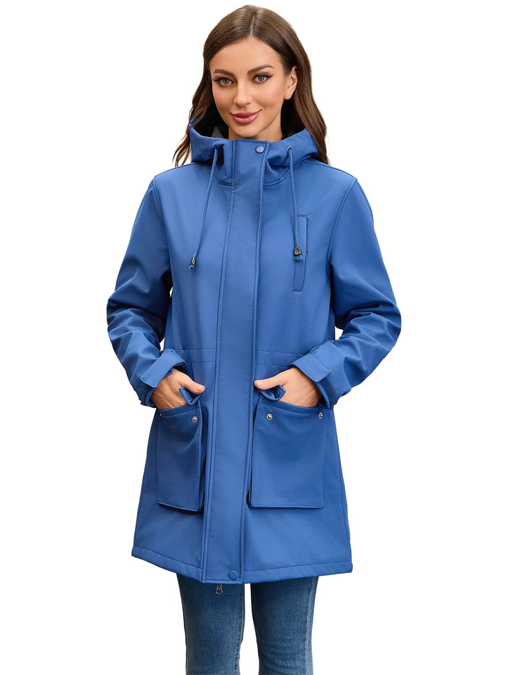 Veste softshell imperméable avec capuche pour femme - Elina