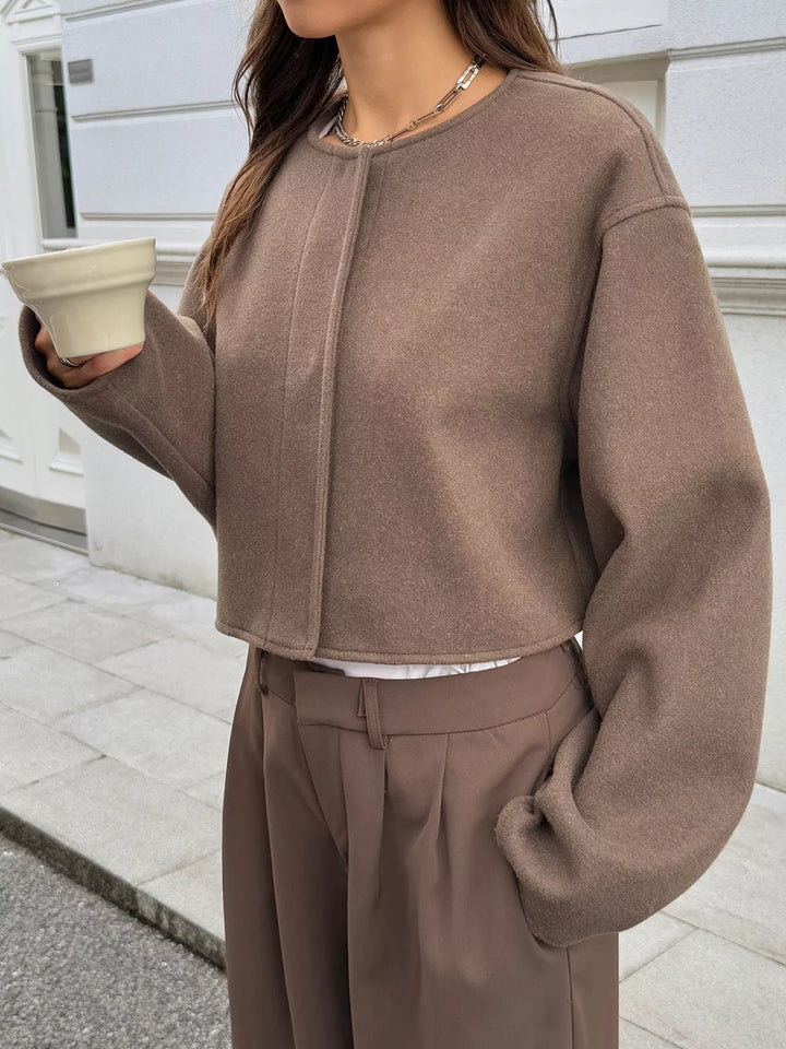 Veste courte en laine pour femme - Sabrina