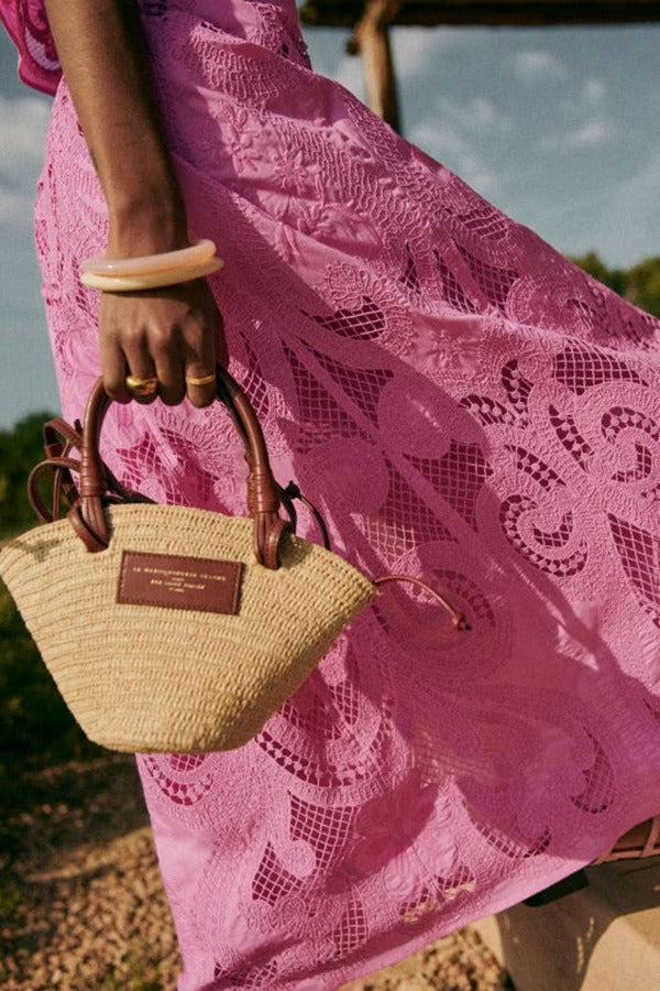 Ensemble deux pièces ajouré brodé pour femmes, style été - Zaria