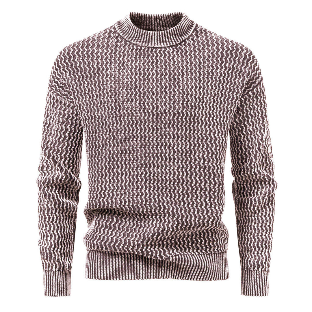 Pull jacquard léger pour hommes - Erian
