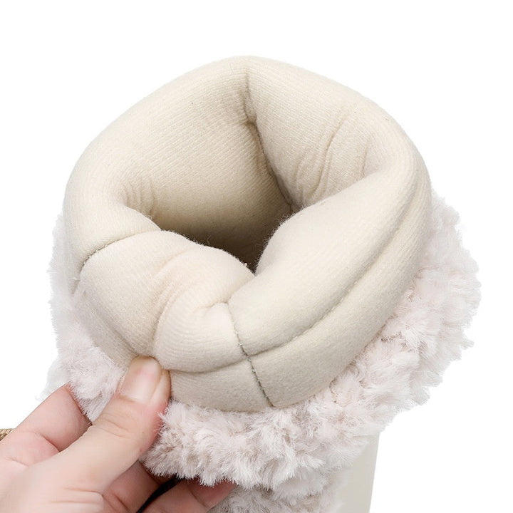 Bottes de neige pour femmes avec doublure en polaire et mi-mollet - Zanarkand