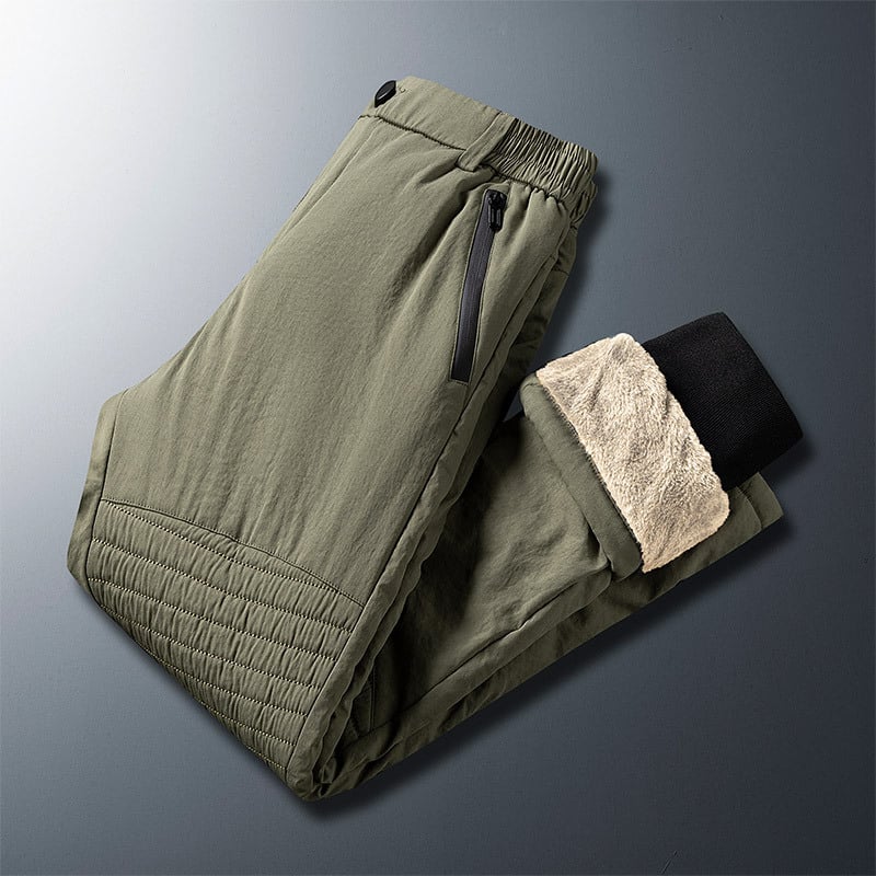Pantalon thermique pour homme avec doublure en polaire - Norvyn