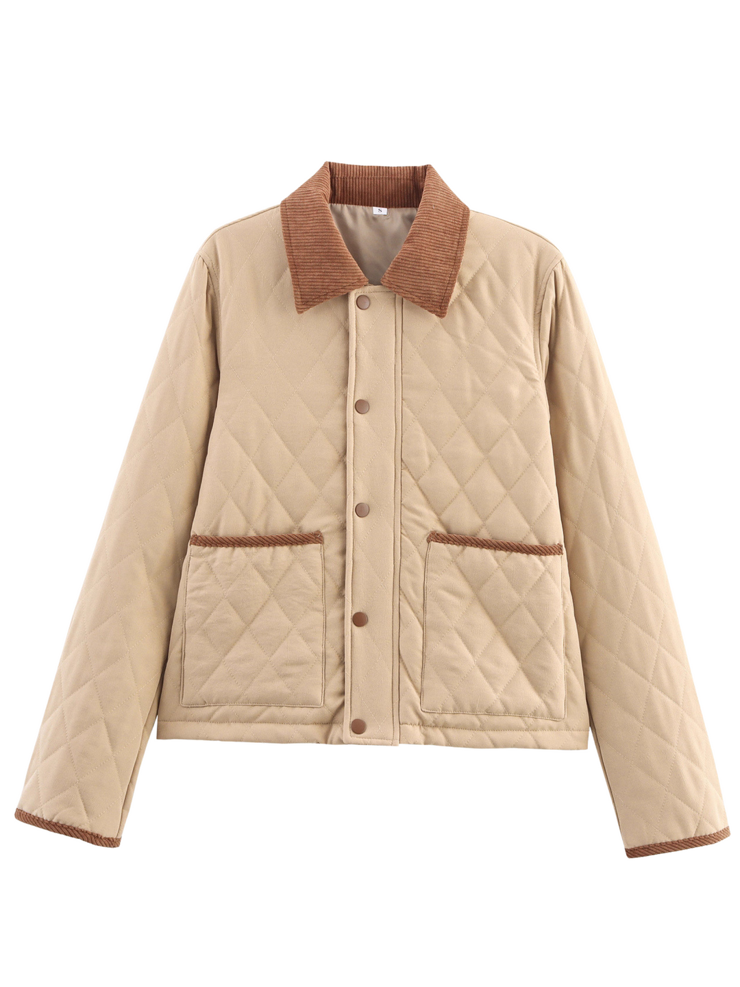 Veste matelassée à col classique pour femme - Aleid