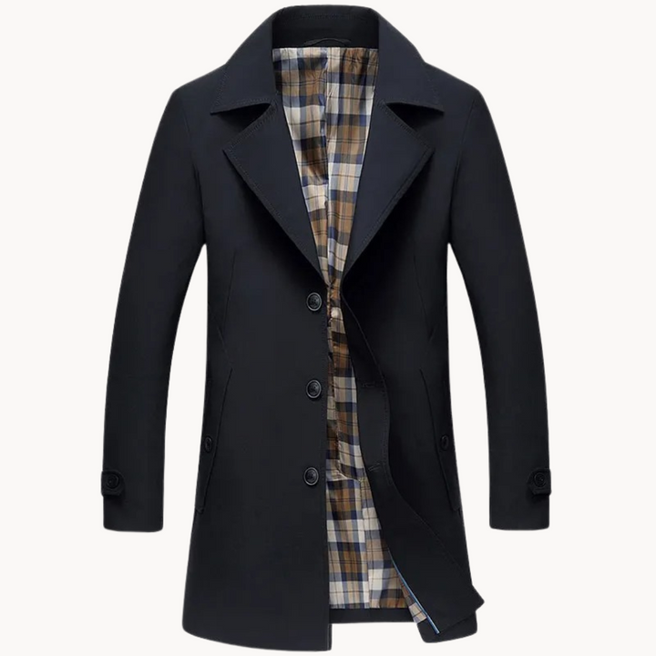 Herman - trench-coat design résistant et coupe-vent pour homme