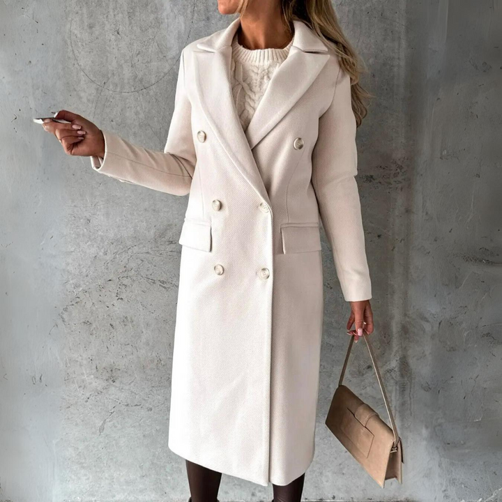 Emilie - Manteau en laine coupe-vent