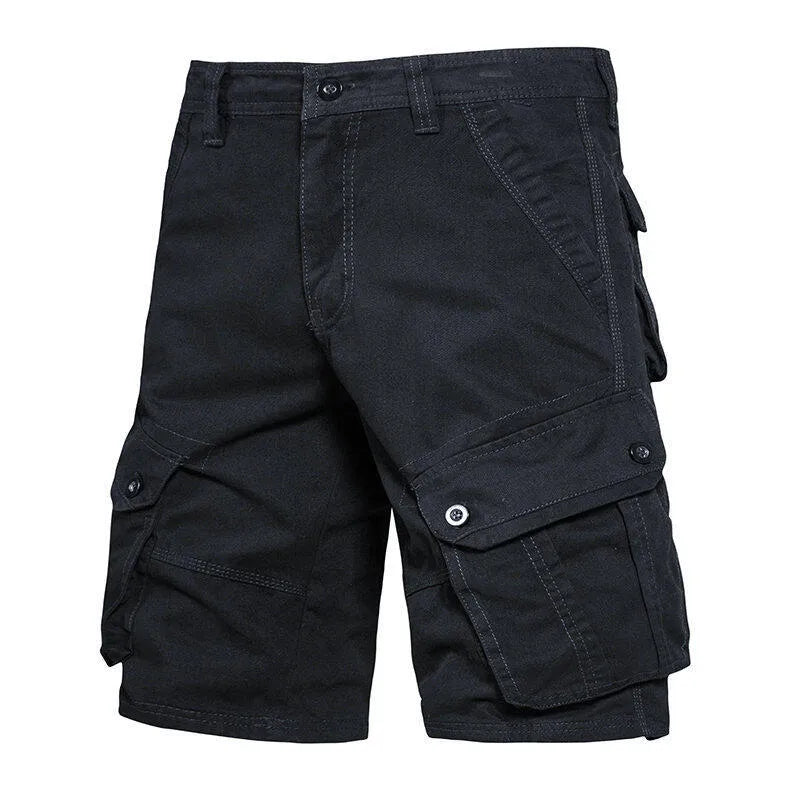 Short décontracté à poches cargo en coton pour hommes - Jason