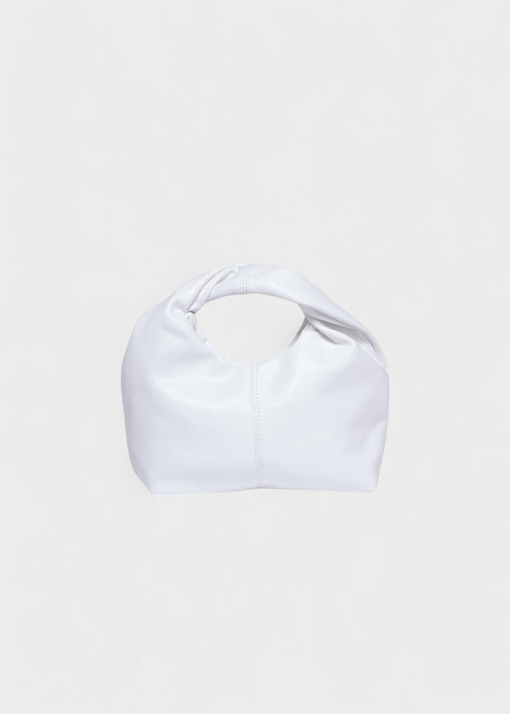 Sac hobo femme poignée ronde cuir synthétique design moderne - Mauve