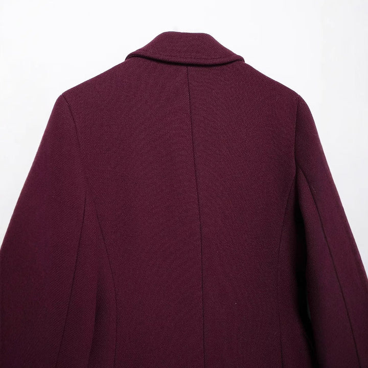 Manteau saisonnier à double boutonnage pour femme - Eline