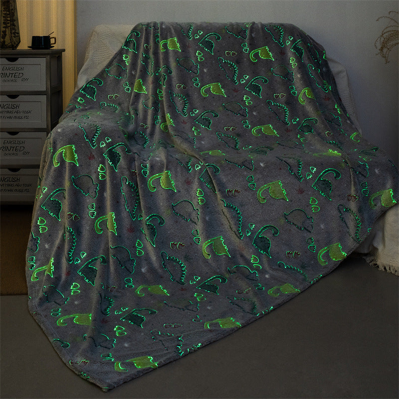 Couverture pour enfants en flanelle Dinosaures