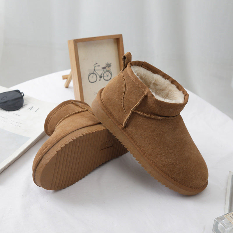 Bottines d'hiver pour femmes en daim avec doublure intérieure - Sophia