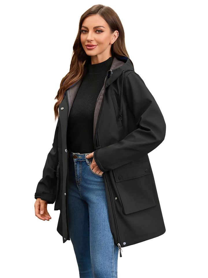 Veste softshell imperméable avec capuche pour femme - Elina