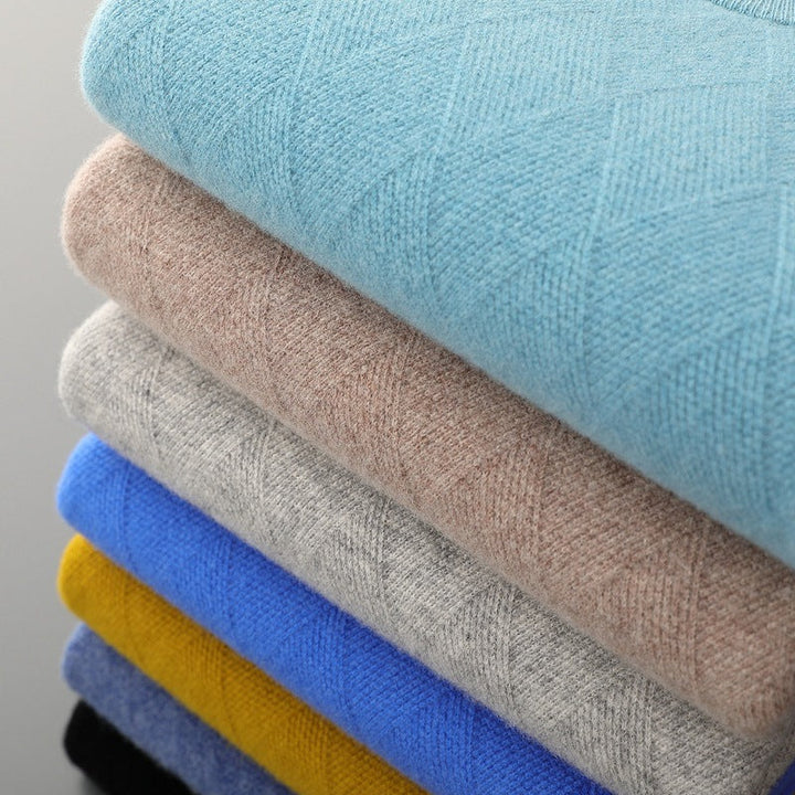 Pull en maille douce de qualité supérieure pour hommes - Alsten