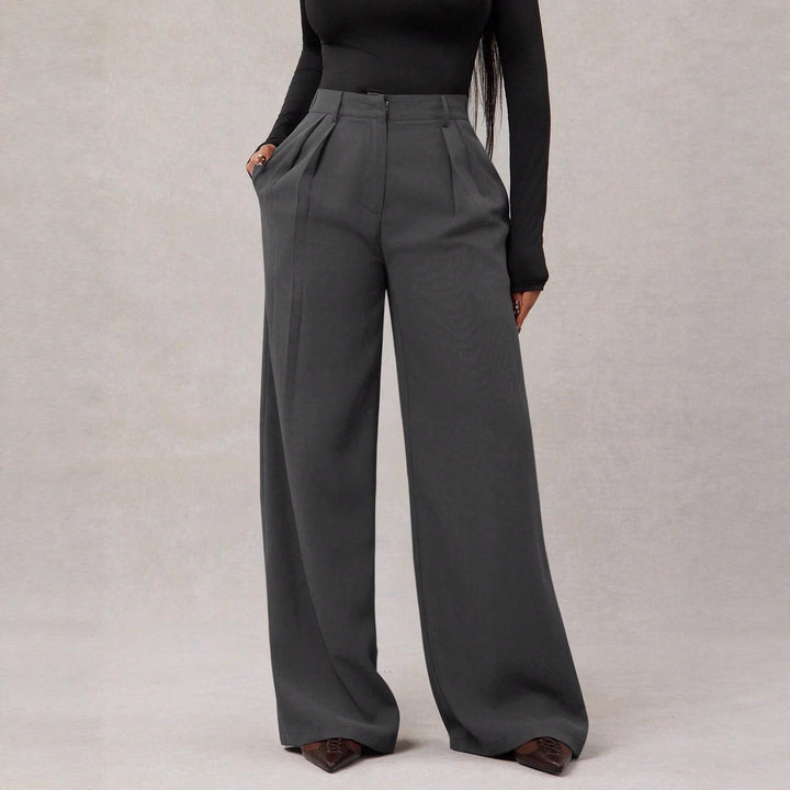 Pantalon effet tailleur pour femme - Eloria